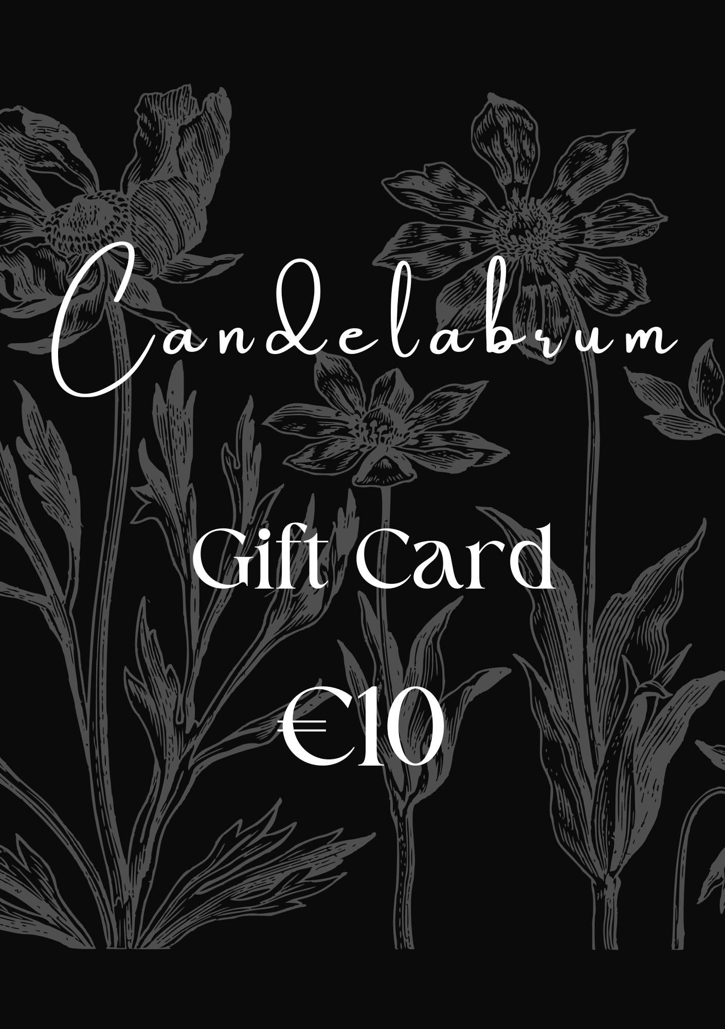 Candelabrum Gift Card